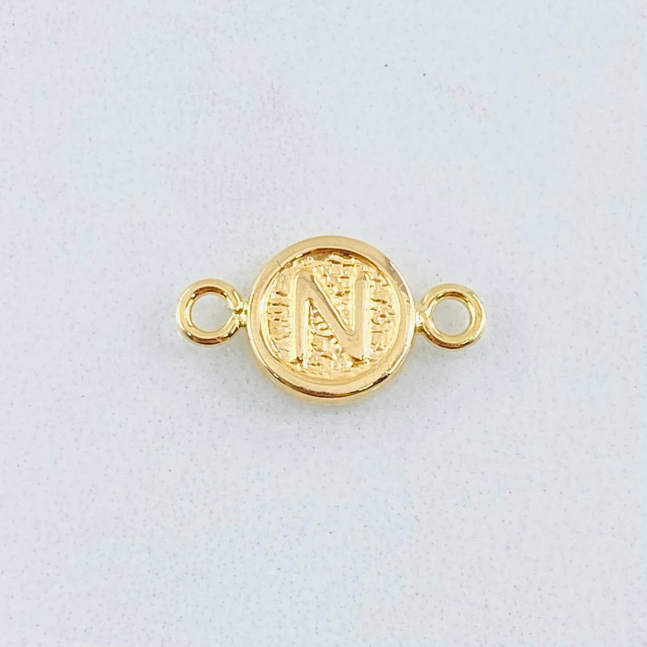 Herraje Letra N 0.35gr / 1.4cm / Oro Amarillo 18K