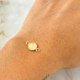 Herraje Letra N 0.35gr / 1.4cm / Oro Amarillo 18K