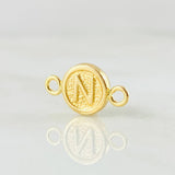Herraje Letra N 0.35gr / 1.4cm / Oro Amarillo 18K
