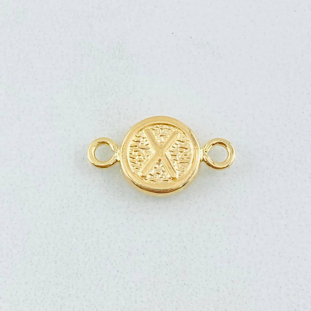 Herraje Letra X 0.35gr / 1.4cm / Oro Amarillo 18K