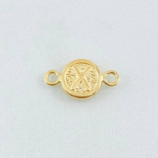 Herraje Letra X 0.35gr / 1.4cm / Oro Amarillo 18K