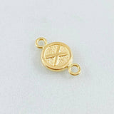 Herraje Letra X 0.35gr / 1.4cm / Oro Amarillo 18K