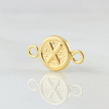 Herraje Letra X 0.35gr / 1.4cm / Oro Amarillo 18K