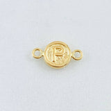Herraje Letra P 0.35gr / 1.4cm / Oro Amarillo 18K