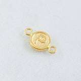 Herraje Letra P 0.35gr / 1.4cm / Oro Amarillo 18K