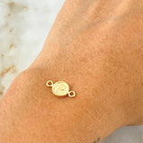 Herraje Letra P 0.35gr / 1.4cm / Oro Amarillo 18K