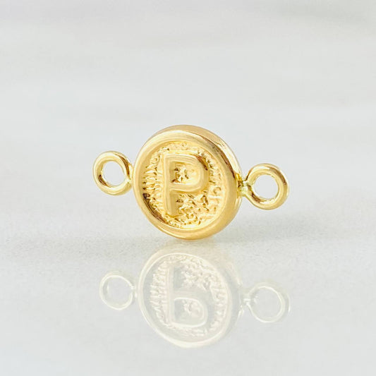 Herraje Letra P 0.35gr / 1.5cm / Oro Amarillo 18K ©