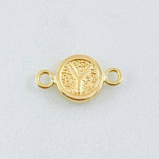 Herraje Letra Y 0.4gr / 1.4cm / Oro Amarillo 18K