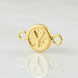 Herraje Letra Y 0.4gr / 1.4cm / Oro Amarillo 18K