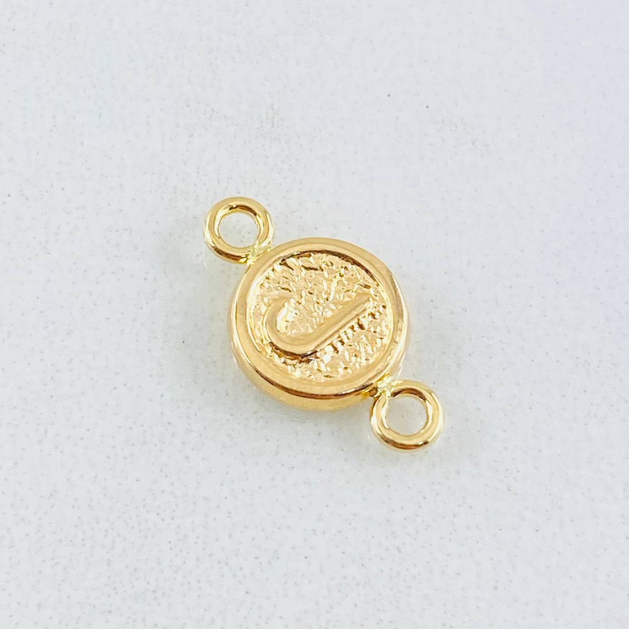 Herraje Letra J 0.4gr / 1.4cm / Oro Amarillo 18K