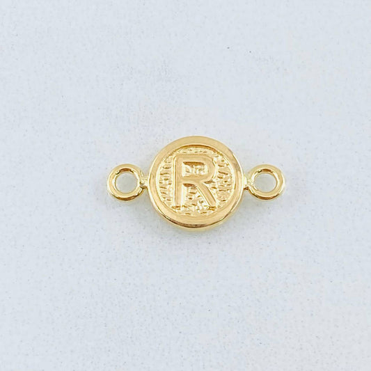 Herraje Letra R 0.35gr / 1.4cm / Oro Amarillo 18K
