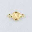 Herraje Letra I 0.35gr / 1.4cm / Oro Amarillo 18K