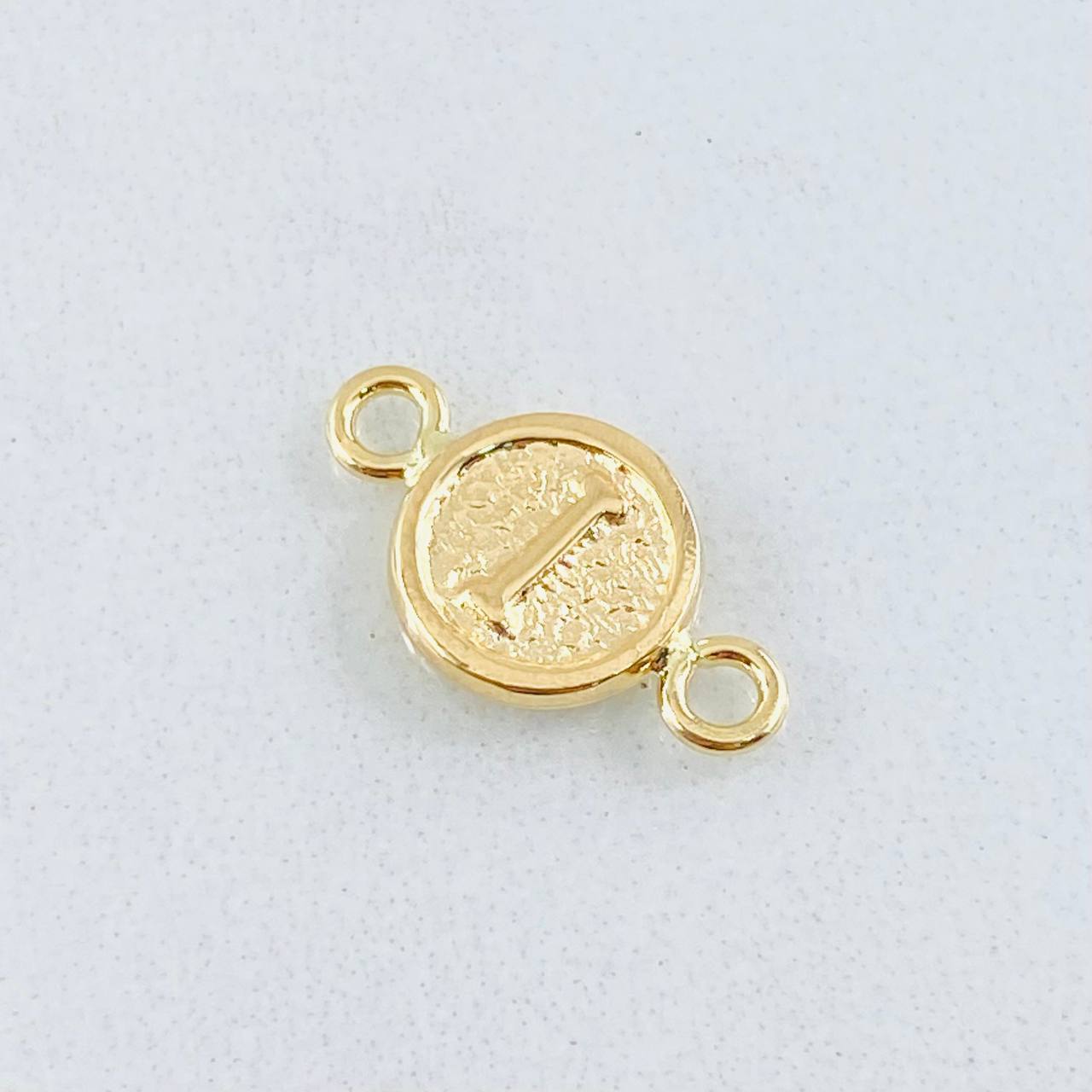 Herraje Letra I 0.35gr / 1.4cm / Oro Amarillo 18K