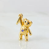 Dije Oso Manito Arriba 1.85gr / 2.4cm / Oro Amarillo 18K