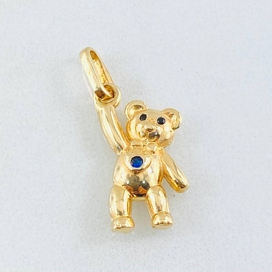 Dije Oso Manito Arriba 1.85gr / 2.4cm / Oro Amarillo 18K