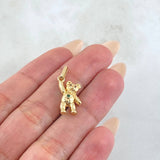 Dije Oso Manito Arriba 1.9gr / 2.4cm / Oro Amarillo 18K
