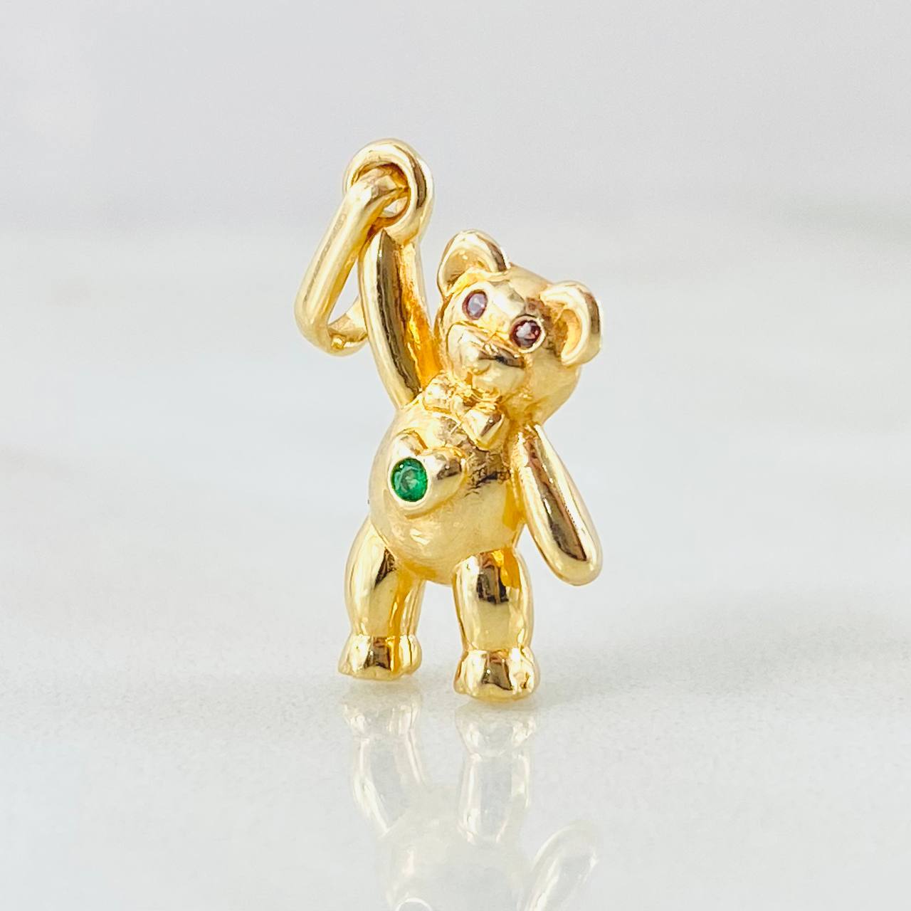 Dije Oso Manito Arriba 1.9gr / 2.4cm / Oro Amarillo 18K