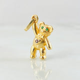 Dije Oso Manito Arriba 1.85gr / 2.4cm / Oro Amarillo 18K