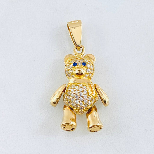 Dije Oso Articulado Bufanda 5gr / 3cm / Oro Amarillo 18K ©