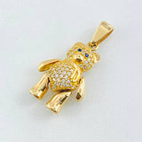 Dije Oso Articulado Bufanda 5gr / 3cm / Oro Amarillo 18K ©