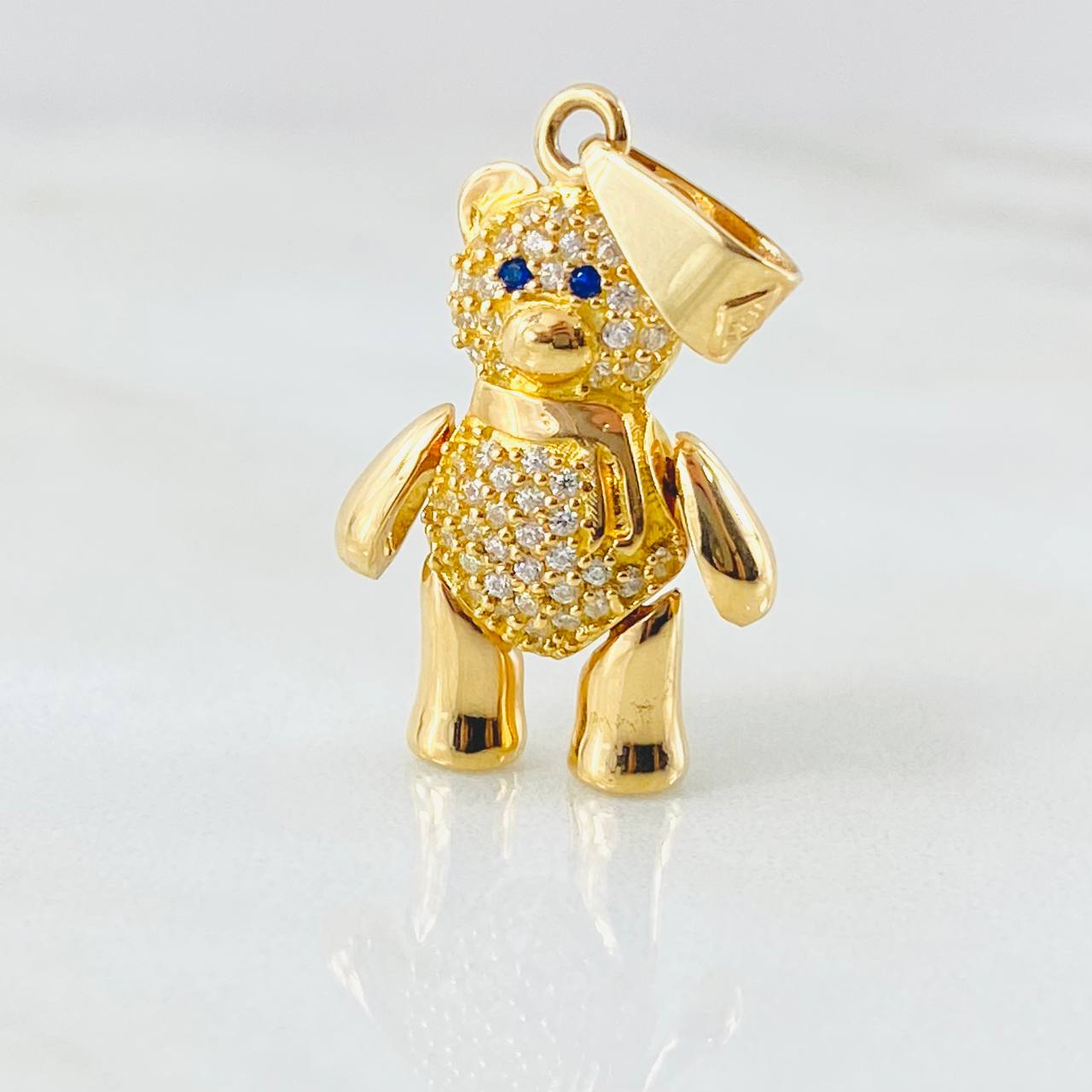 Dije Oso Articulado Bufanda 5gr / 3cm / Oro Amarillo 18K ©