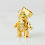 Dije Oso Articulado 4.8gr / 3cm / Oro Amarillo 18K