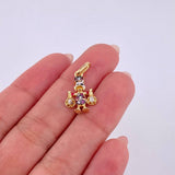 Dije Pato Bolsa Dinero 1.55gr / 2.3cm / Oro Amarillo 18K