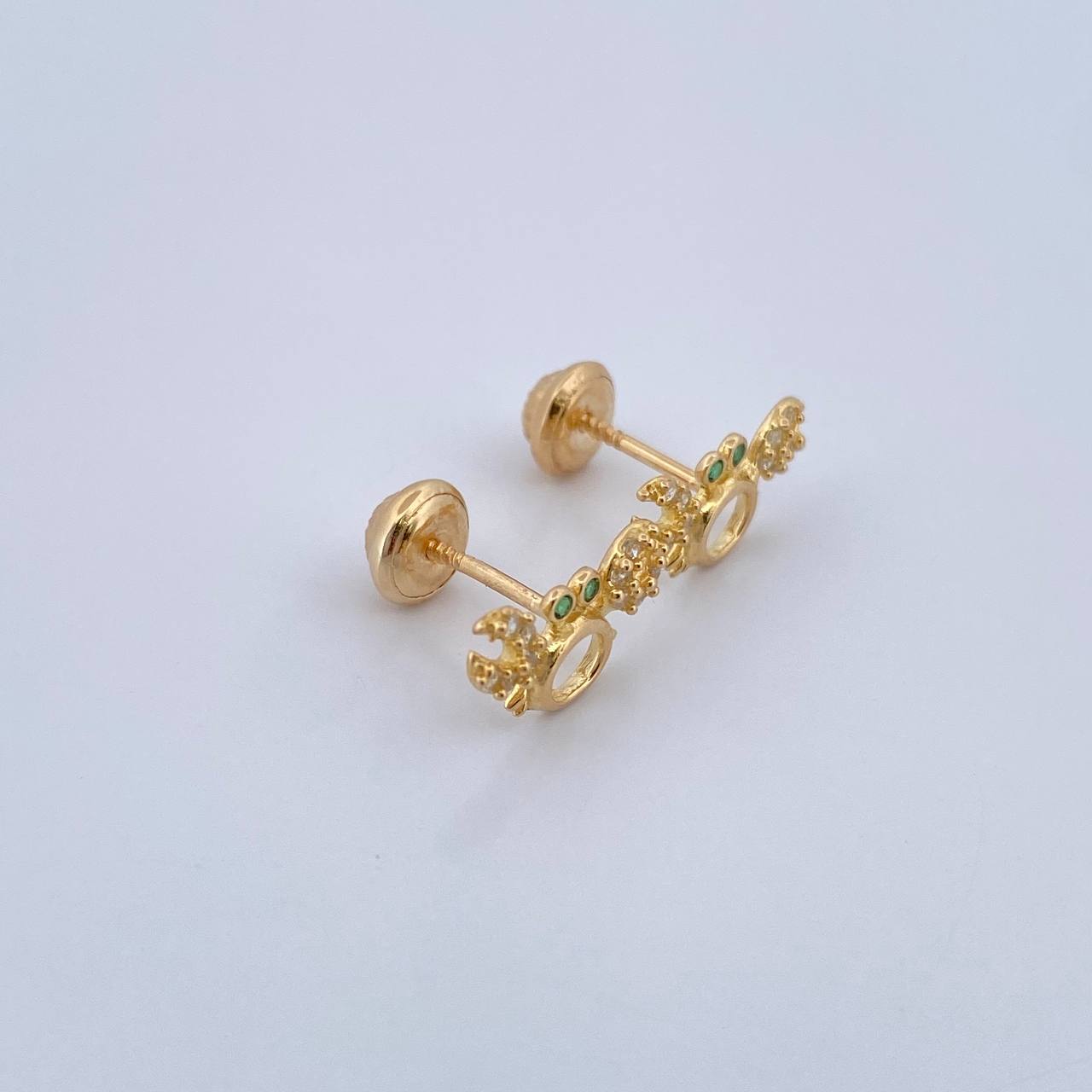 Topos Cangrejo 1.15gr / Oro 18K &