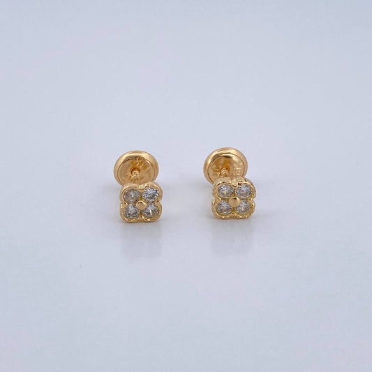 Topos Flor 1.1gr / Oro 18K &