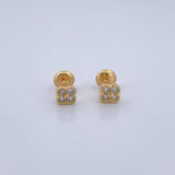 Topos Flor 1.1gr / Oro 18K &