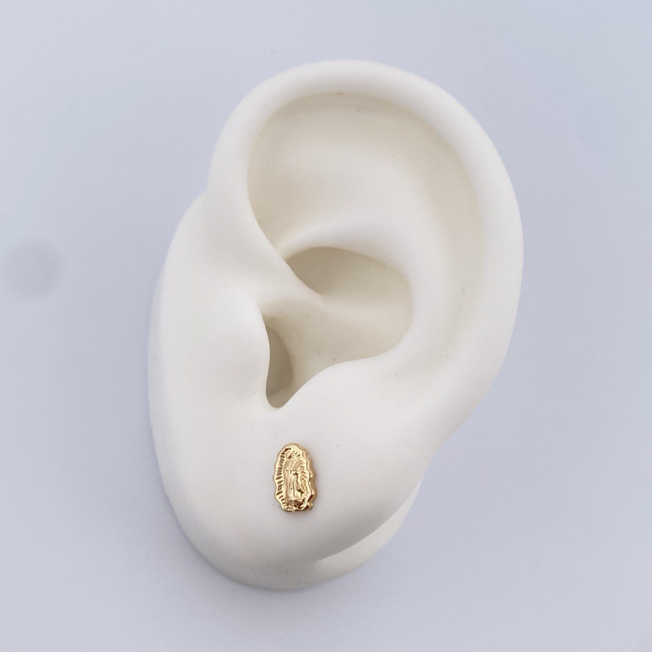 Topos Virgen De Guadalupe 0.65gr / 7.3mm Oro Amarillo 18K %