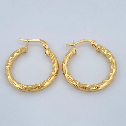 Candongas Mai 2.1gr / 2.5cm / Oro Amarillo 18K $