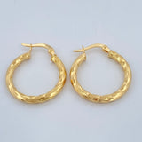 Candongas Mai 2.1gr / 2.5cm / Oro Amarillo 18K $