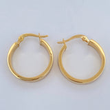 Candongas Fabi 2.15gr / 2.4cm / Oro Amarillo 18K $
