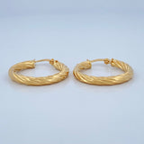 Candongas Mary 2.3gr / 2.5cm / Oro Amarillo 18K $