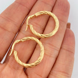 Candongas Mary 2.3gr / 2.5cm / Oro Amarillo 18K $