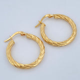 Candongas Mary 2.3gr / 2.5cm / Oro Amarillo 18K $