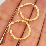 Candongas Mary 1.55gr / 2.3cm / Oro Amarillo 18K $
