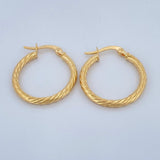 Candongas Mary 1.55gr / 2.3cm / Oro Amarillo 18K $