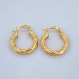 Candongas Mary 1.5gr / 1.6cm / Oro Amarillo 18K $