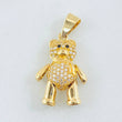 Dije Oso Articulado 4.9gr / 3cm / Oro Amarillo 18K *