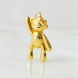 Dije Oso Manito Arriba 0.75gr / 2.5cm / Oro Amarillo 18K ©