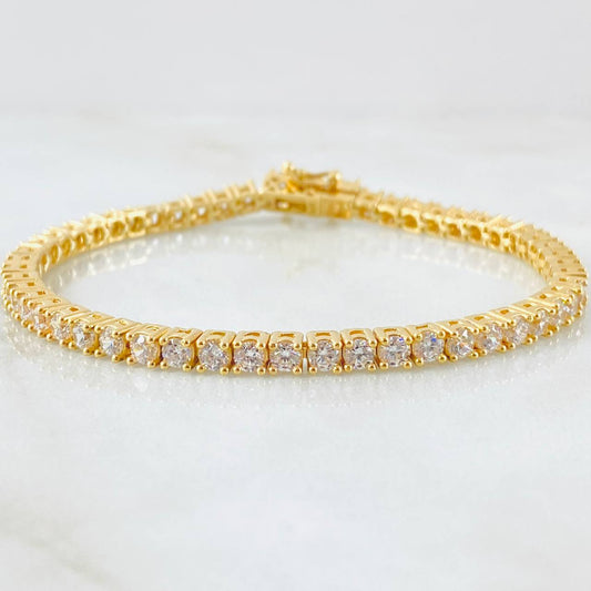 Pulso Tennis 18.95gr / 18cm / Oro Amarillo Nac.Esp. 18K *