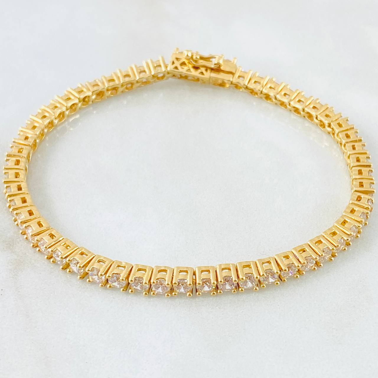 Pulso Tennis 18.95gr / 18cm / Oro Amarillo Nac.Esp. 18K *