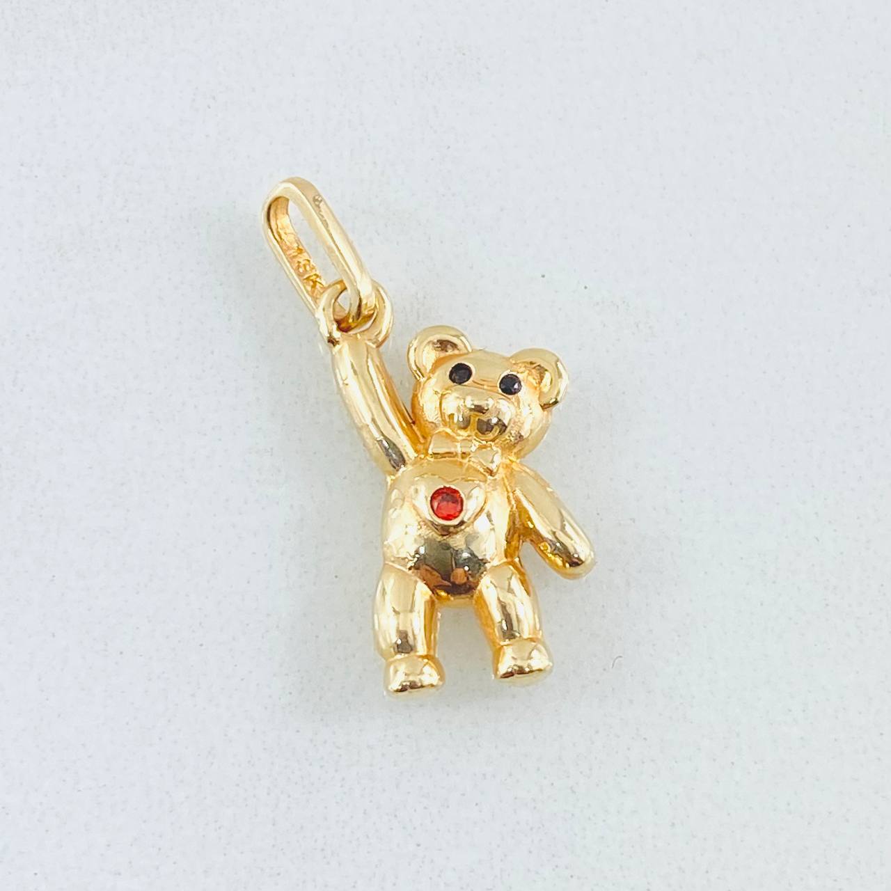 Dije Oso Manito Arriba 1.9gr / 2.2cm / Oro Amarillo 18K *