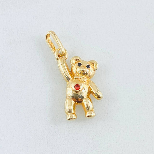Dije Oso Manito Arriba 1.9gr / 2.2cm / Oro Amarillo 18K *