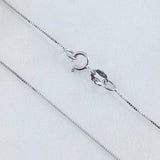Cadena Veneciana 0.8gr / 40cm / Oro Blanco +3 18K *