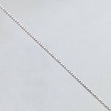 Cadena Veneciana 0.85gr / 40cm / Oro Blanco +3 18K *