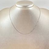 Cadena Veneciana 0.85gr / 40cm / Oro Blanco +3 18K *