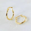 Candongas Kari 0.85gr / 1.5cm / Oro Amarillo 18K *